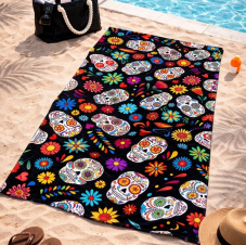 Froté osuška Lebky Mexicana 70x140 cm