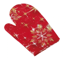 Vánoční chňapka koule zlaté