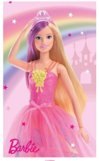 Dětský ručník Barbie Růžový Svět 30x50 cm