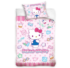 Obliečky do postieľky Hello Kitty Sladké Snenie 100x135/40x60 cm