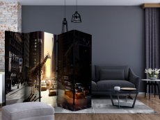 Artgeist Paraván - Giraffe in the Big City II [Room Dividers]