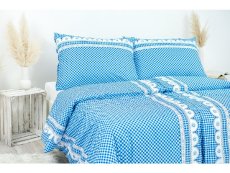 Stanex Luxusní povlečení 100% Bavlna babiččino údolí modré