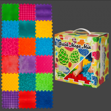 Masážní ortopedická podložka Puzzle "Mega Mix" 18 prvků