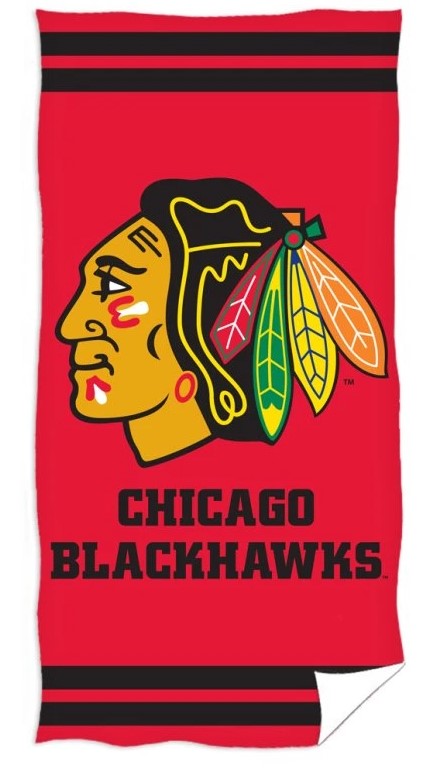 Osuška NHL Chicago Blackhawks 70x140 cm 2. Jakost