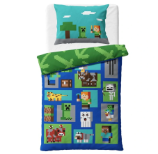 Detské obliečky Minecraft Figure 140x200/70x90 cm