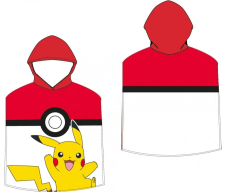 Dětské pončo Pokémon Pokéball a Pikachu