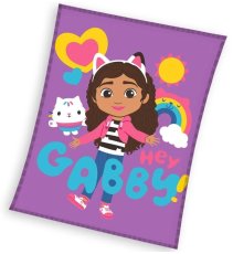 Dětská deka Gábinin kouzelný domek Ahoj Gábi 150x200 cm