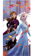 Detská osuška Frozen 2 "Leaves" 70x140 cm