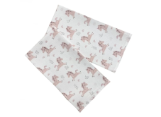Látková plena 70x70 cm Růžový jednorožec (balení 5 ks)