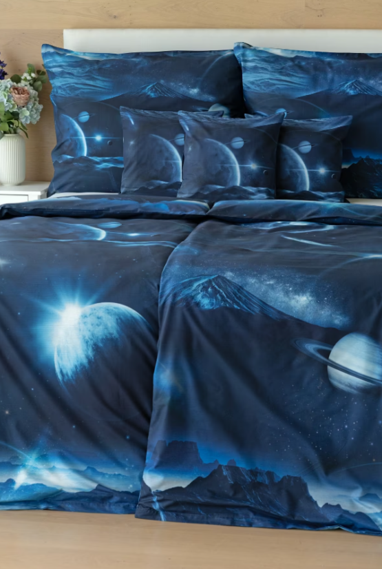 Matějovský posteľné obliečky Bavlna Deluxe Galaxia