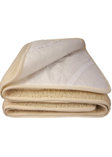 Vrchný matrac z ovčej vlny Natur - 90x200 cm