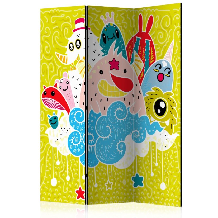 Artgeist Paraván - Happy Creatures [Room Dividers]