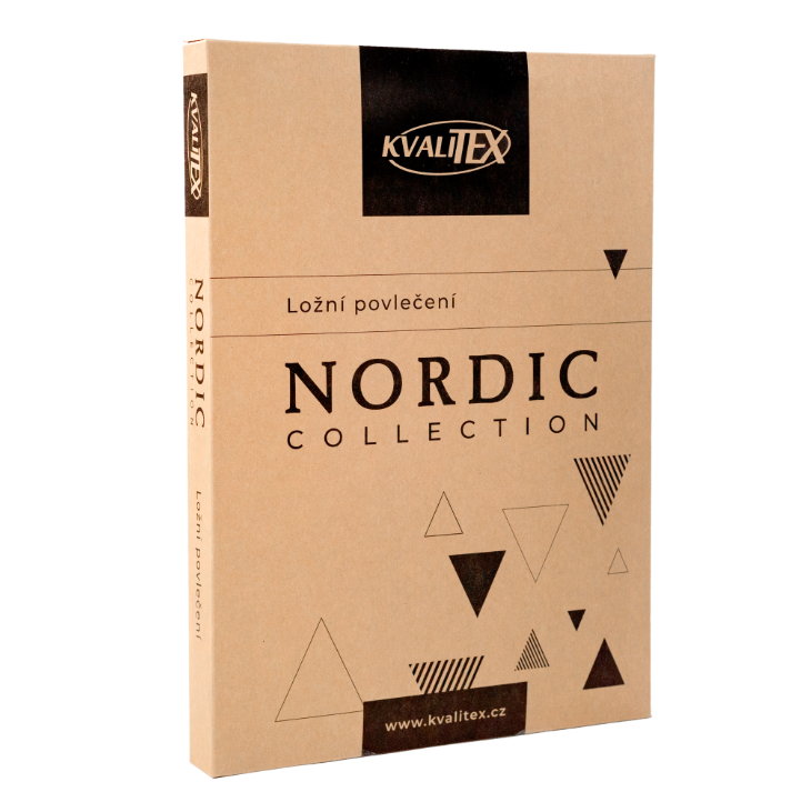 Bavlněné povlečení NORDIC COLLECTION , YVES modré - Rozměr povlečení: 50x70 cm