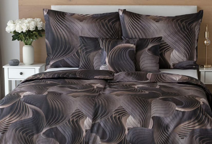 Posteľné obliečky Bavlnený satén Digitál Velvet