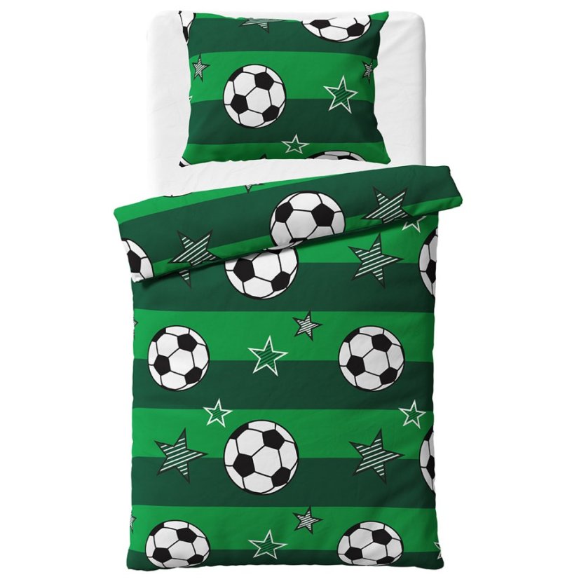 Bavlněné povlečení Futbal 140x200/70x90 cm