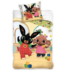 Detské obliečky Zajačik Bing a Sula v Škôlke 140x200/70x90 cm