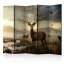 Artgeist Paraván - Deers by mountain stream [Room Dividers]