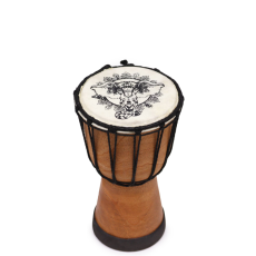 Ručně Vyrobený Buben Djembe - Výška 20 cm