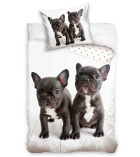 Dětské povlečení Buldoček a Buldoček 140x200 / 70x90 cm