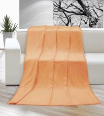 Brotex Mikro deka na jednolůžko 150x200 cm Lososová barva