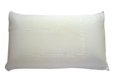 Cestovný vankúš z pamäťovej peny 49x30x12 cm