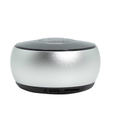Strieborný Mini Reproduktor so Svetelným Efektom Mandala
