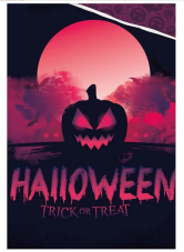 Detské obliečky Halloween Trick or Treat - 2. Akosť 140x200/70x90 cm