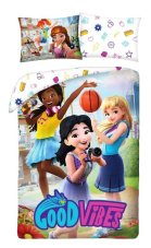 Dětské povlečení Lego Friends Good Vibes,140x200/70x90 cm