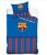 Fotbalové povlečení FC Barcelona Half of Stripes 140x200/70x90 cm