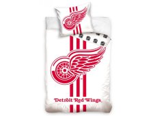Hokejový POVLEČENÍ NHL DETROIT RED WINGS WHITE 140x200 / 70x90 cm