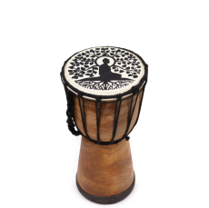 Ručne Vyrobený Bubon Djembe - Výška 25 cm