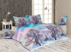 Matějovský Povlečení Bavlnený satén digitál Polární záře