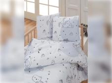 Bavlnené detské obliečky Zvieratka v záhrade 140x200/70x90 cm