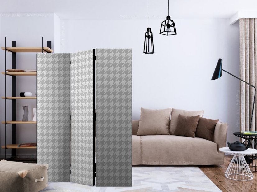 Artgeist Paraván -  Dogtooth Check [Room Dividers]