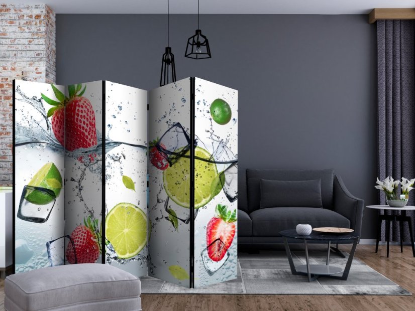 Artgeist Paraván - Fruit cocktail [Room Dividers]