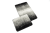 Koupelnová sada předložek SILVER 60x100+60x50cm šedá/černá