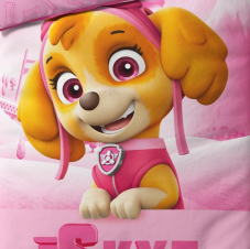 Detské obliečky Tlapková PatrolaPilotka Skye 140x200/70x90 cm