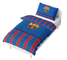 Fotbalové povlečení FC Barcelona Half of Stripes 140x200/70x90 cm