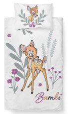 Obliečky do postieľky Bambi Kvetinový Svet 100x135/40x60 cm