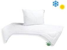 Brotex Prikrývka celoročná Aloe vera 140x200cm 850 g + vankúš 70x90cm