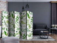 Artgeist Paraván - Green Twigs [Room Dividers]