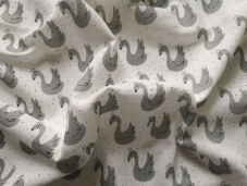 Látková plena 70x70 cm Šedé labutě (balení 5 ks)