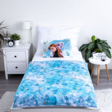 Obliečky do postieľky Ľadové Kráľovstvo Blue 03 baby ,100x135 / 40x60 cm