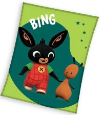 Detská deka Zajačik Bing a Kamarát Flop 150x200 cm