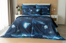 Matějovský Povlečení Bavlna Deluxe Galaxie