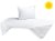 Letní SET Luxus Plus, přikrývka 140x200cm 450g + polštář 70x90cm 900g UNICO zip