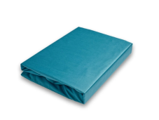 Napínacie saténové prestieradlo petrolové