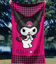 Detská osuška Kuromi Malý Diablik 70x140 cm
