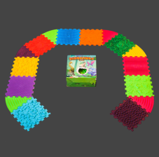 Masážna podložka Ortek Dinosaury Puzzle 10 prvkov+ 6 trojuholníkov