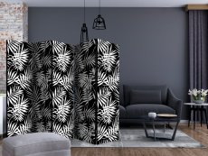 Artgeist Paraván - Black and White Jungle [Room Dividers]